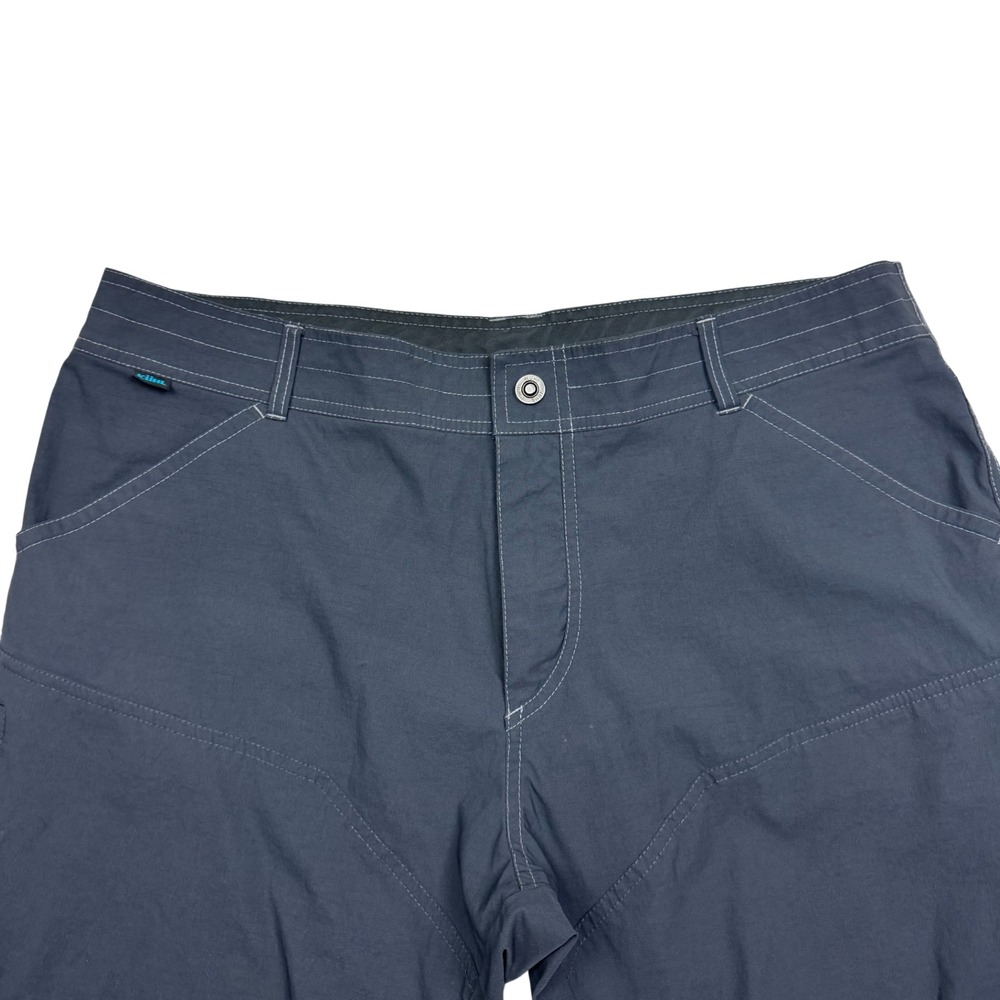 Kuhl Men's Renegade Rock Pants Gray Size 40x30 Cargo Hiking Straight Leg Stretch - Picture 2 of 14
